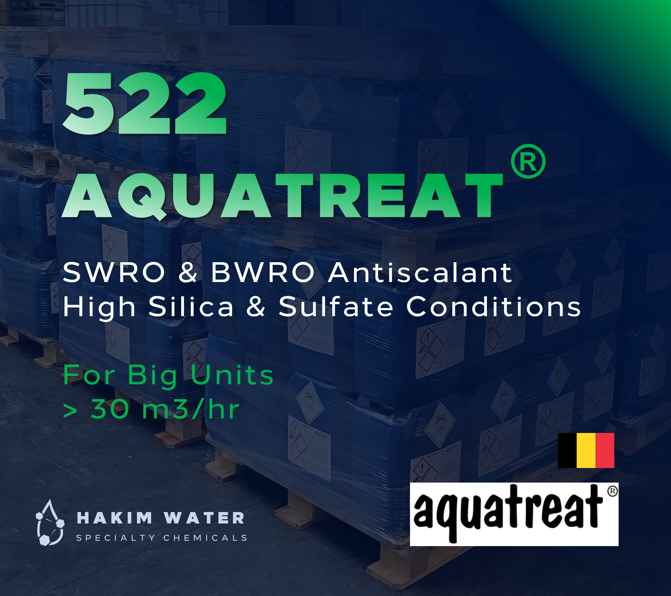 Aquatreat® 522 Antiscalant | Big Industrial RO Units | Broad-Spectrum Scale Inhibitor